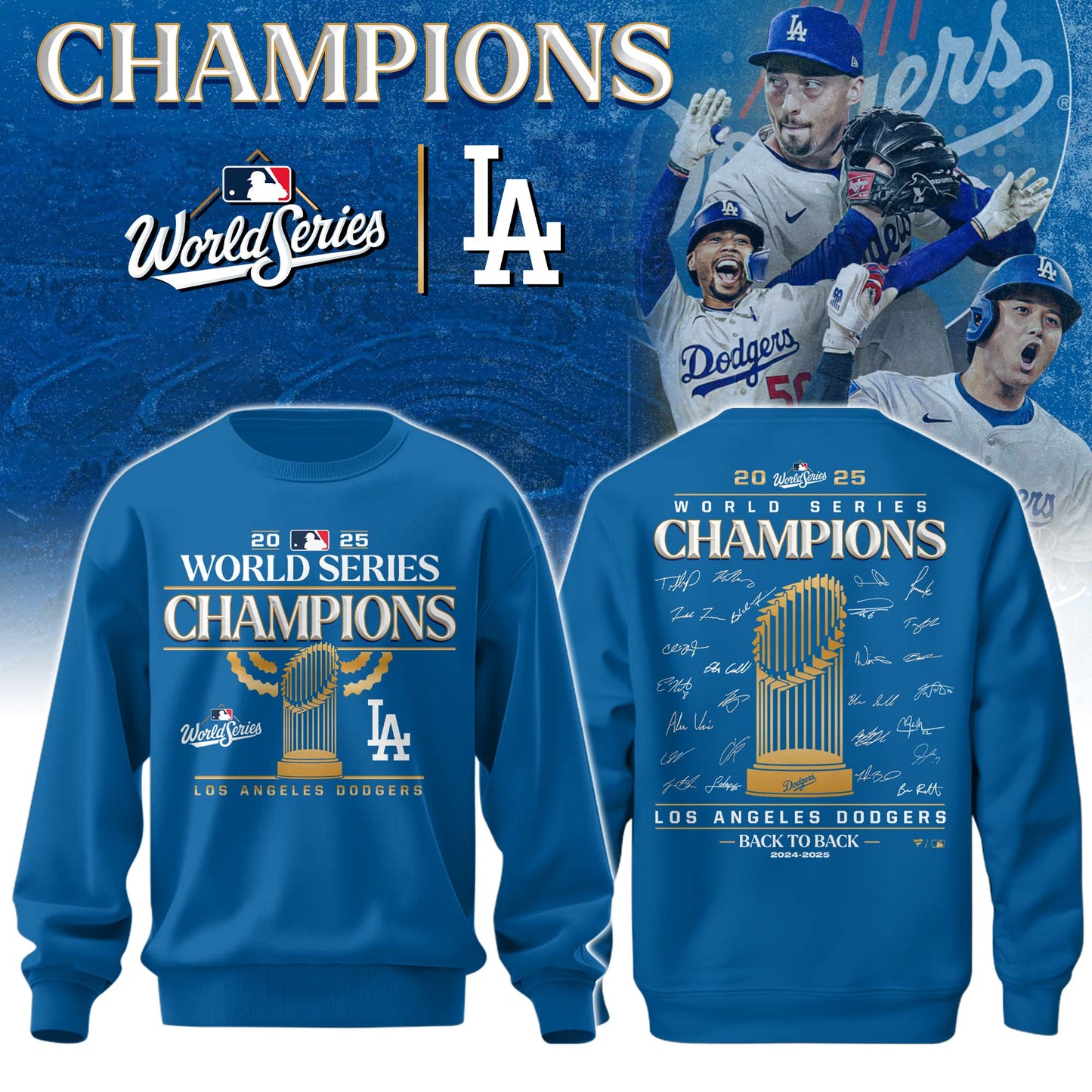 _LAD x WORLD SERIES CHAMPIONS Limited Edition Sweatshirt 2025 V3