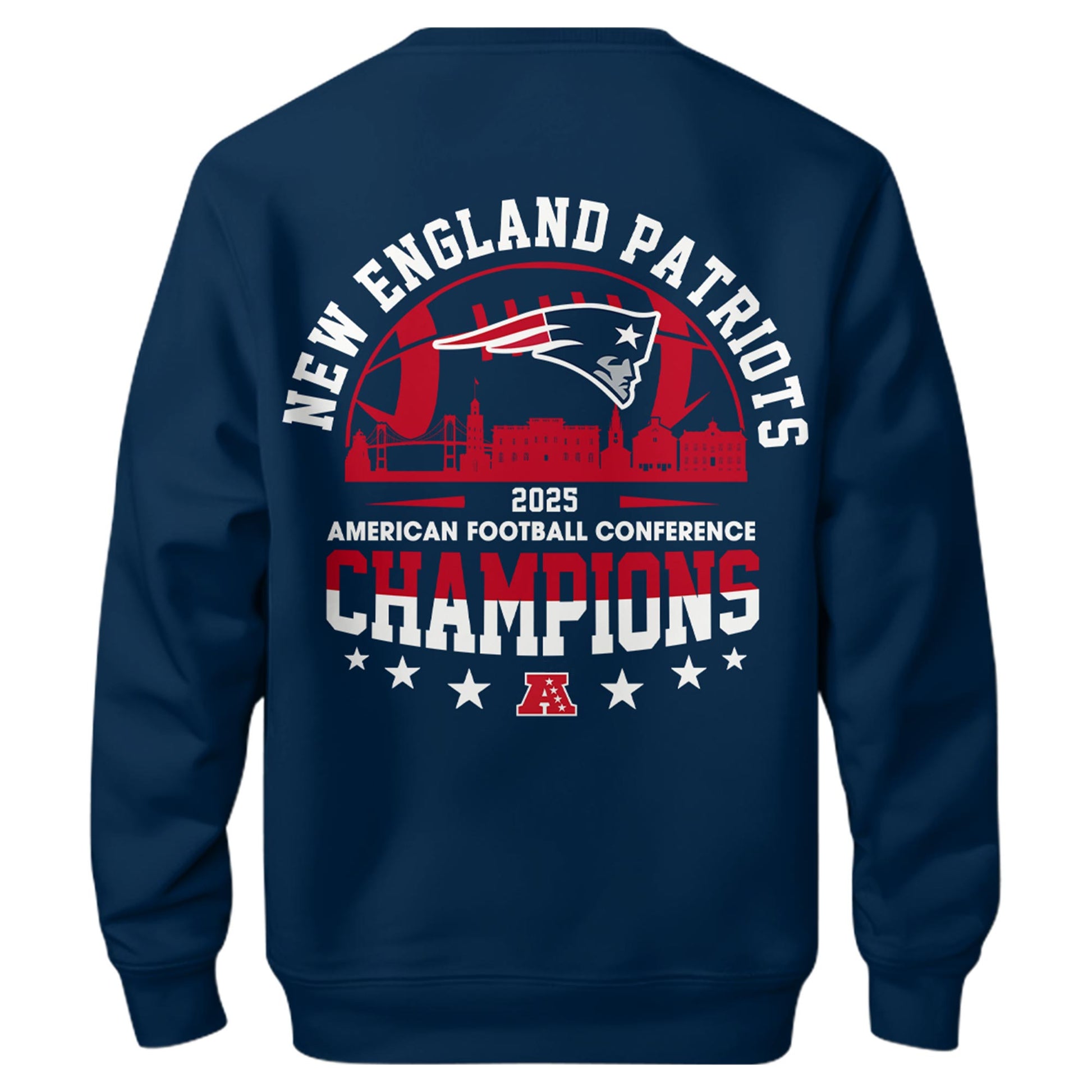NEPatriots x 2025 AFC Conference Champions Sweatshirt V1
