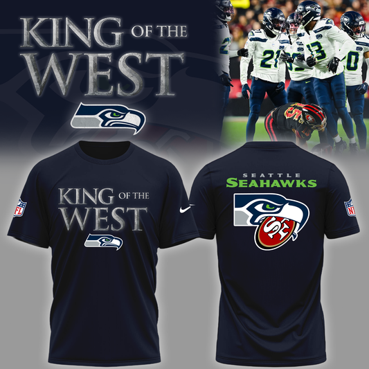 Seattle Seahawks - King of the West Tshirt