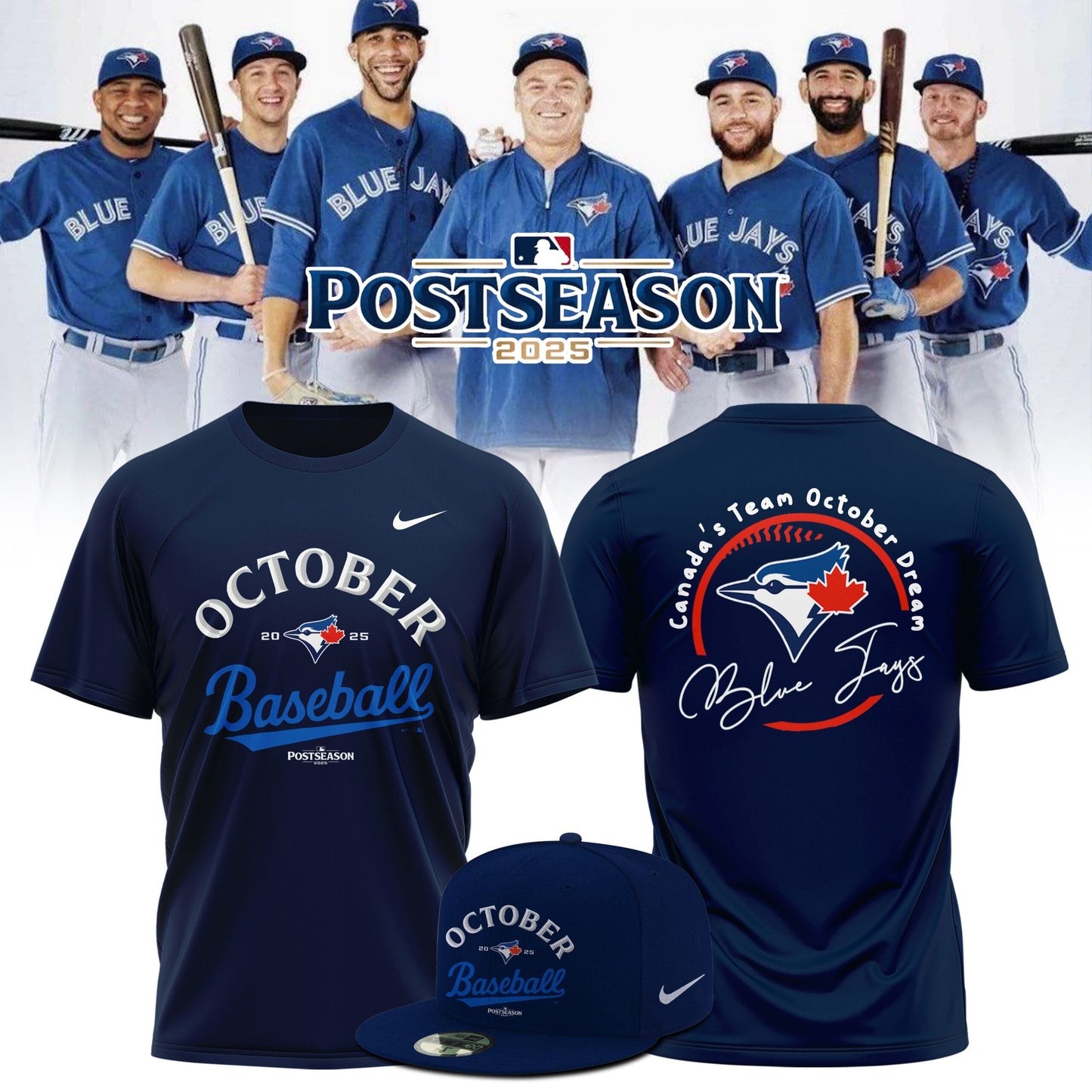 Toronto Blue Jays 2025 Postseason Collection T-Shirt