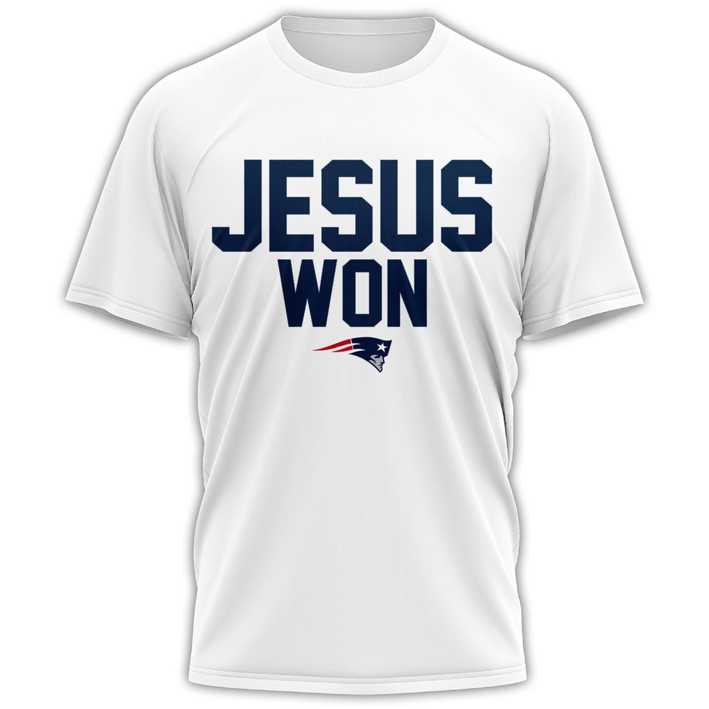 New England Patriots “Jesus Won” Tshirt