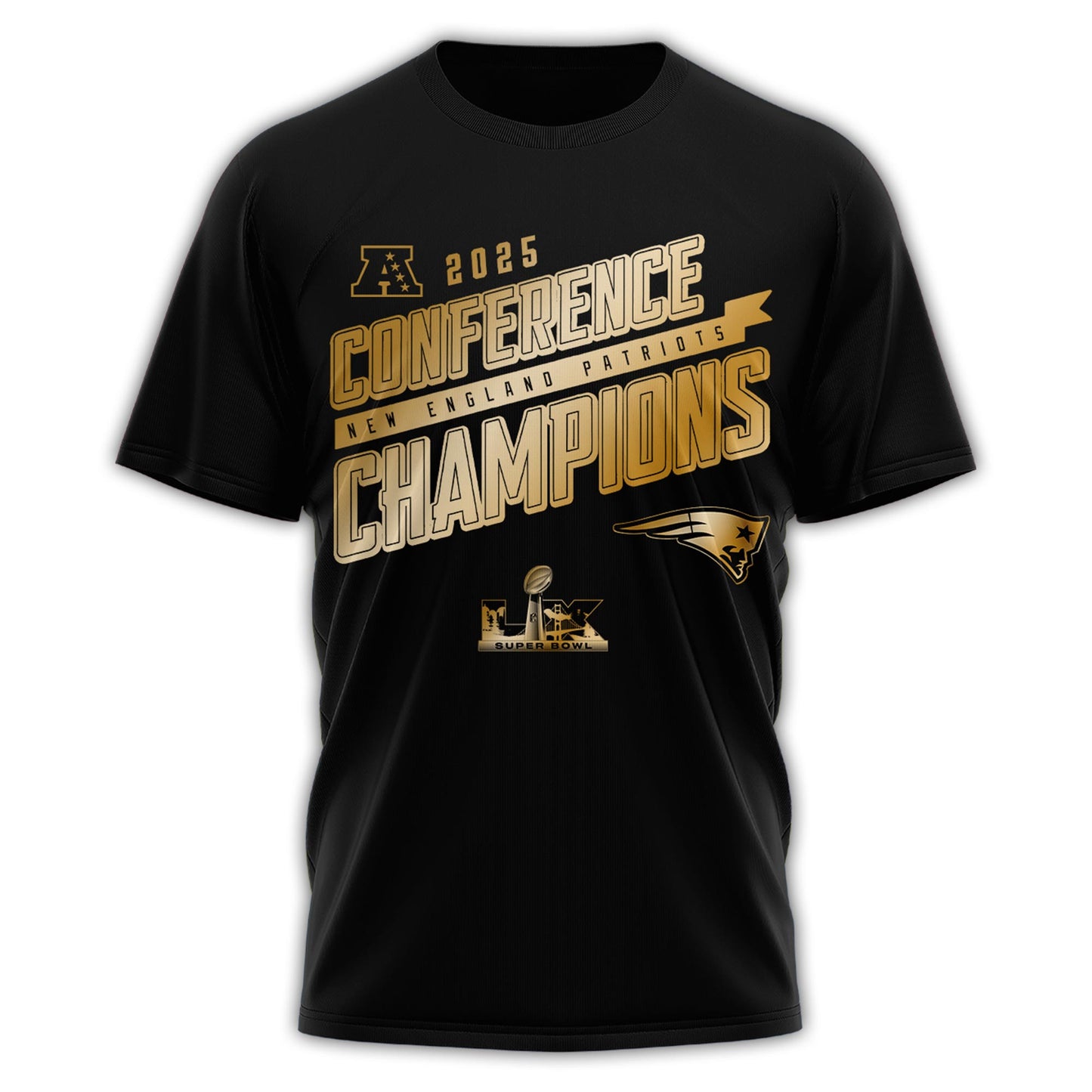 NEPatriots x 2025 AFC Conference Champions Tshirt V2