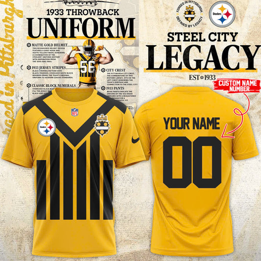 ..Steelers 1933 throwback uniforms TSHIRT&amp;CAP
