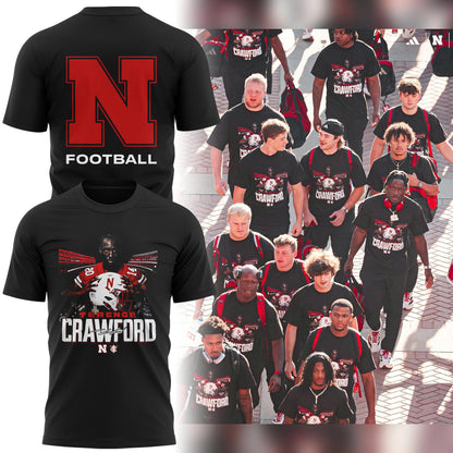 Limited Edition Nebraska Football x Crawford T-Shirt 2025