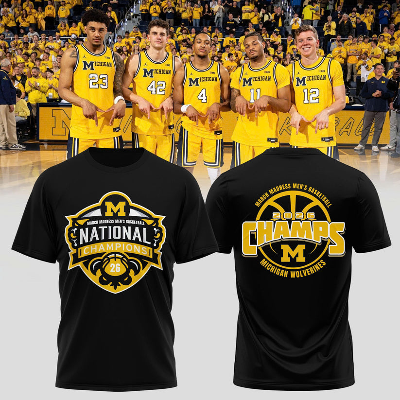 🏆️Michigan Wolverines – 2026 National Champions T Shirt