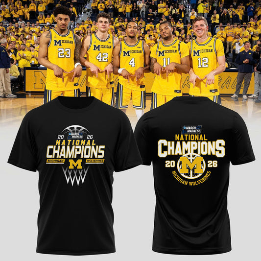 🏆️Michigan Wolverines – 2026 National Champions T Shirt