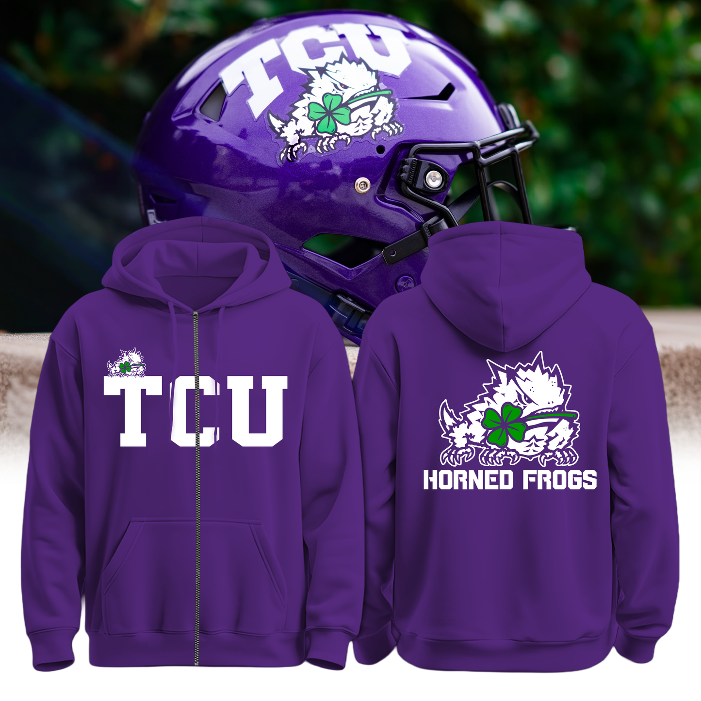 TCU Horned Frogs ZipHoodie - Limited Edition