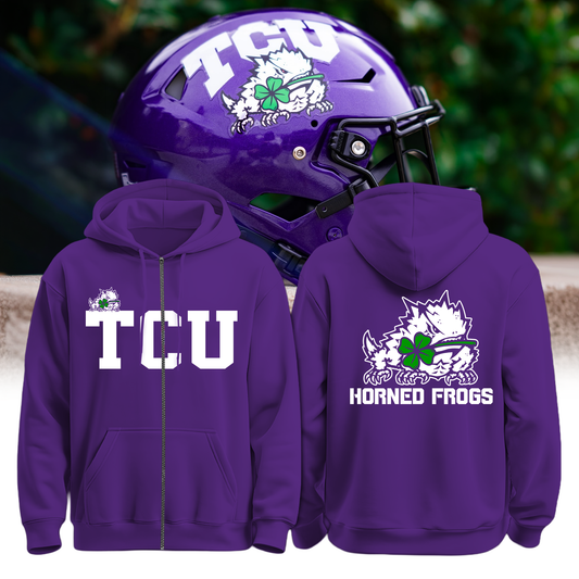 TCU Horned Frogs ZipHoodie - Limited Edition