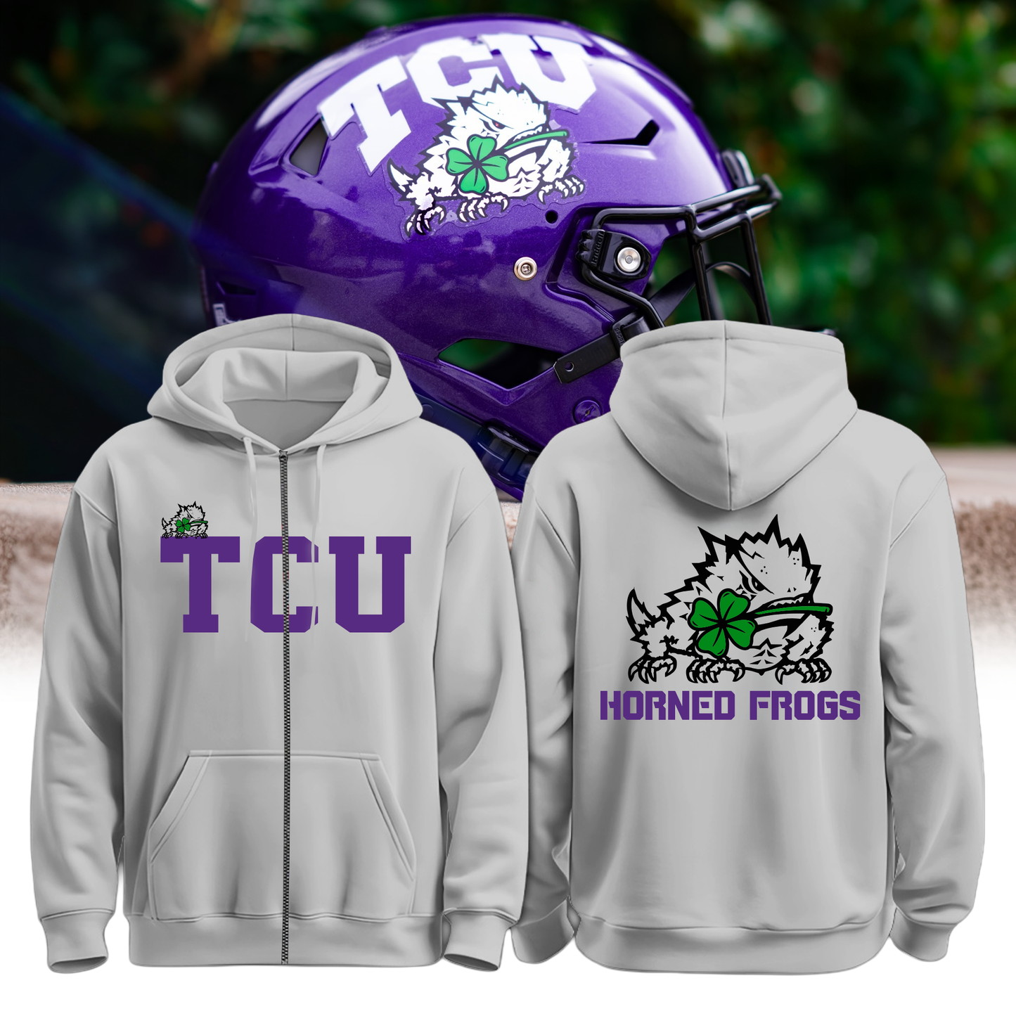 TCU Horned Frogs ZipHoodie - Limited Edition